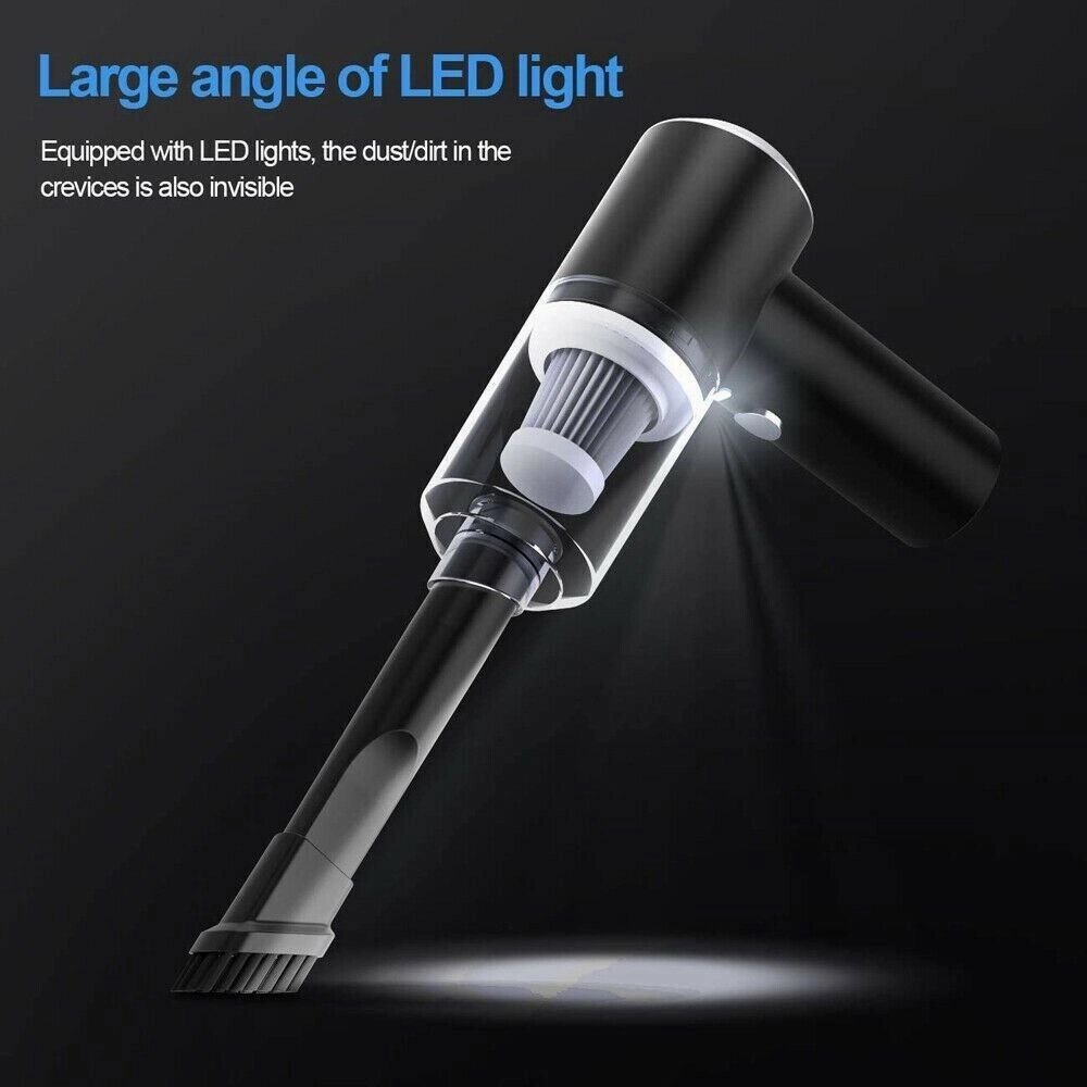 120W Portable Cordless Handheld Vacuum for Car and Home
