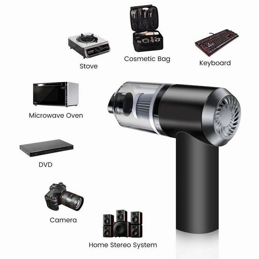 120W Portable Cordless Handheld Vacuum for Car and Home