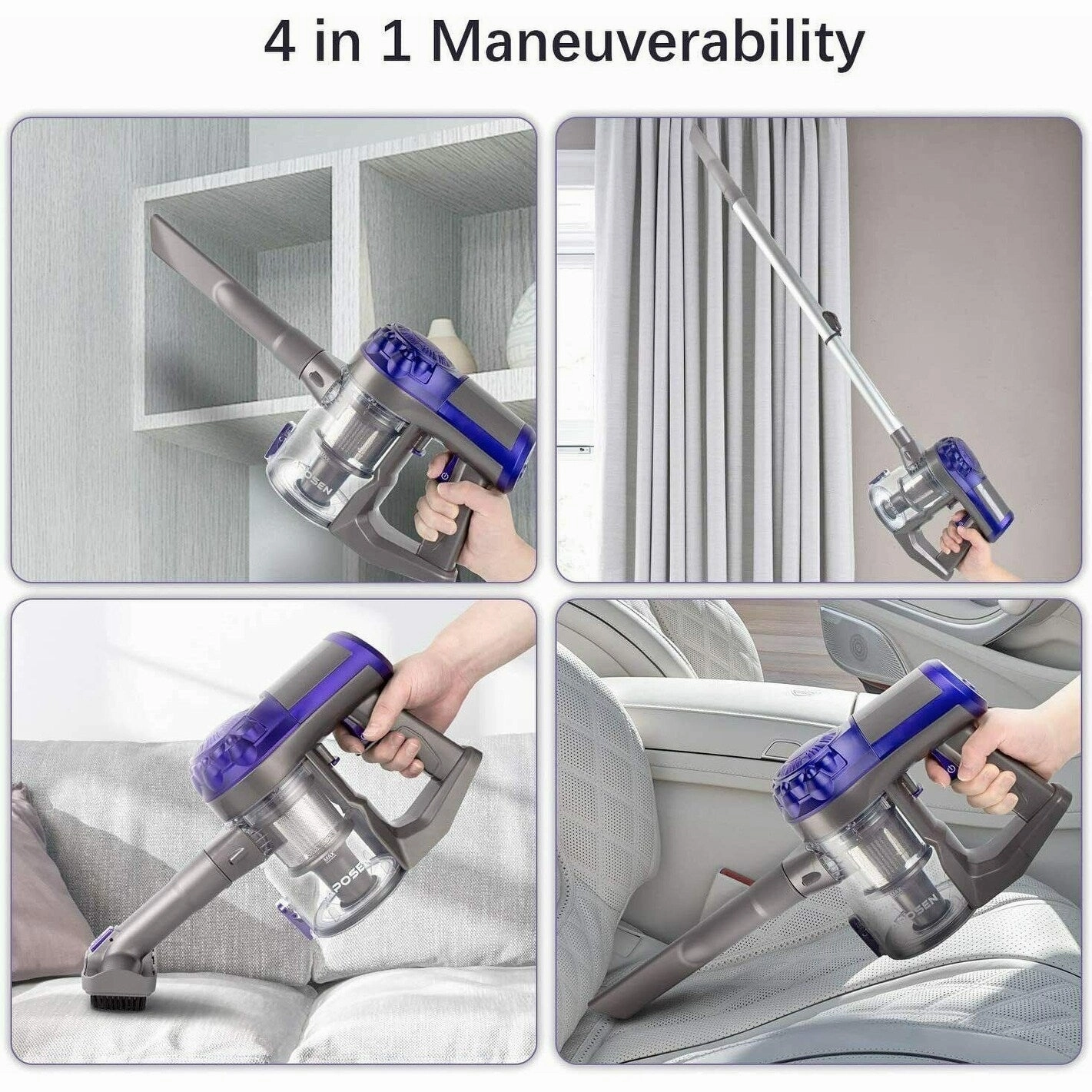 18 Kpa Handheld Stick 2 in 1 Vacuum Cleaner