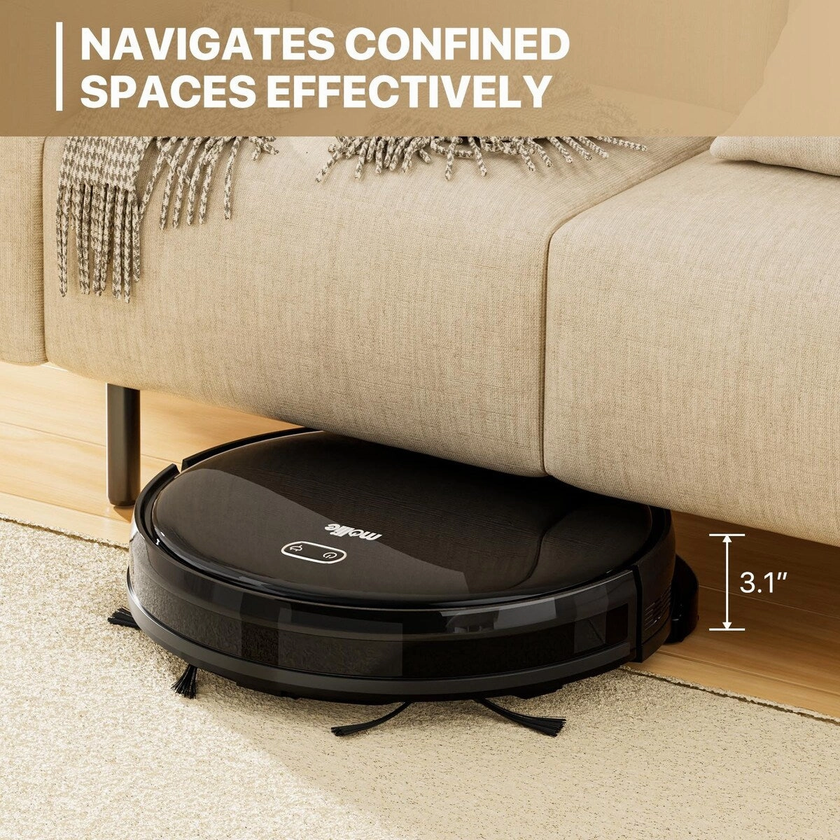 2800Pa WiFi Robot Vacuum and Mop Self-Charging