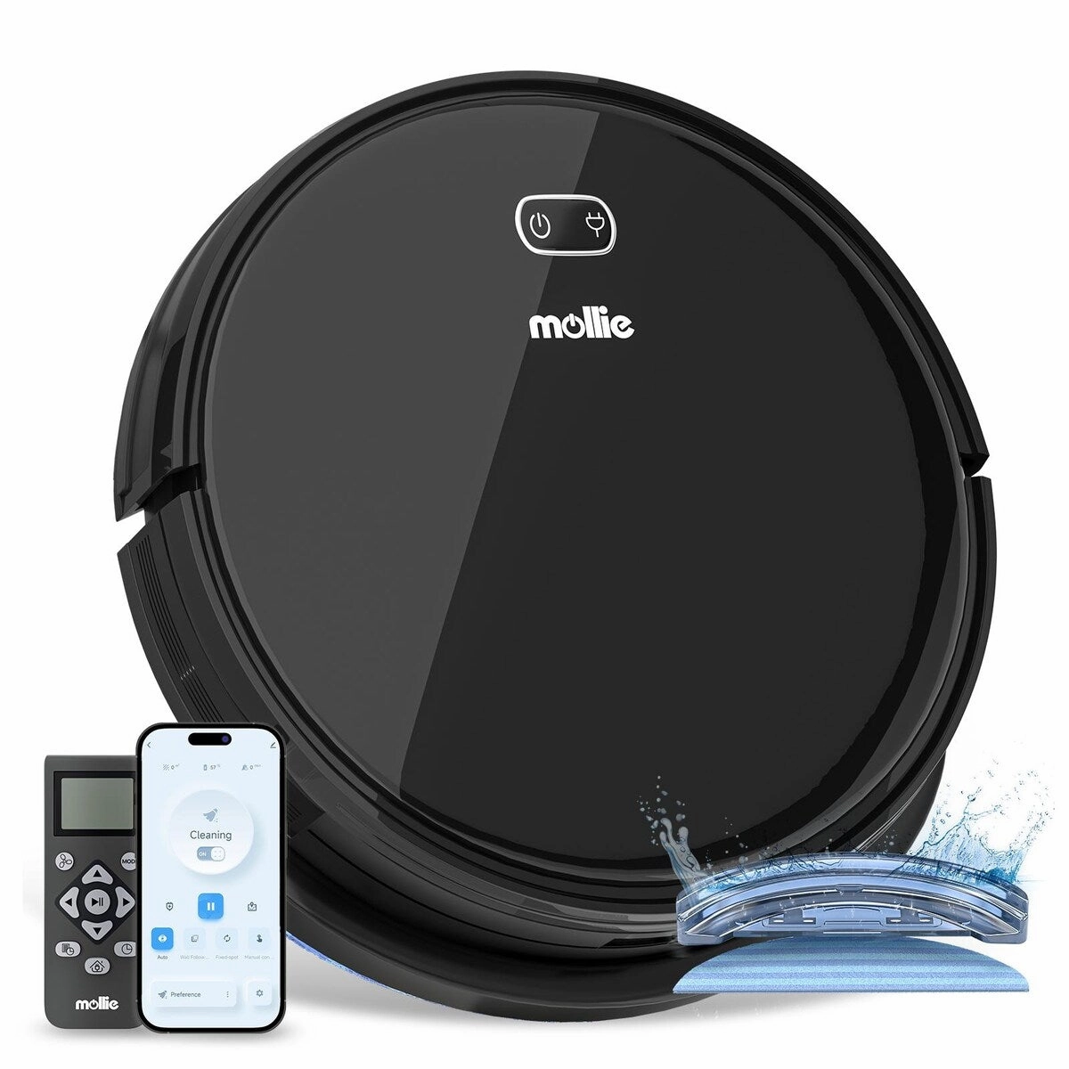 2800Pa WiFi Robot Vacuum and Mop Self-Charging