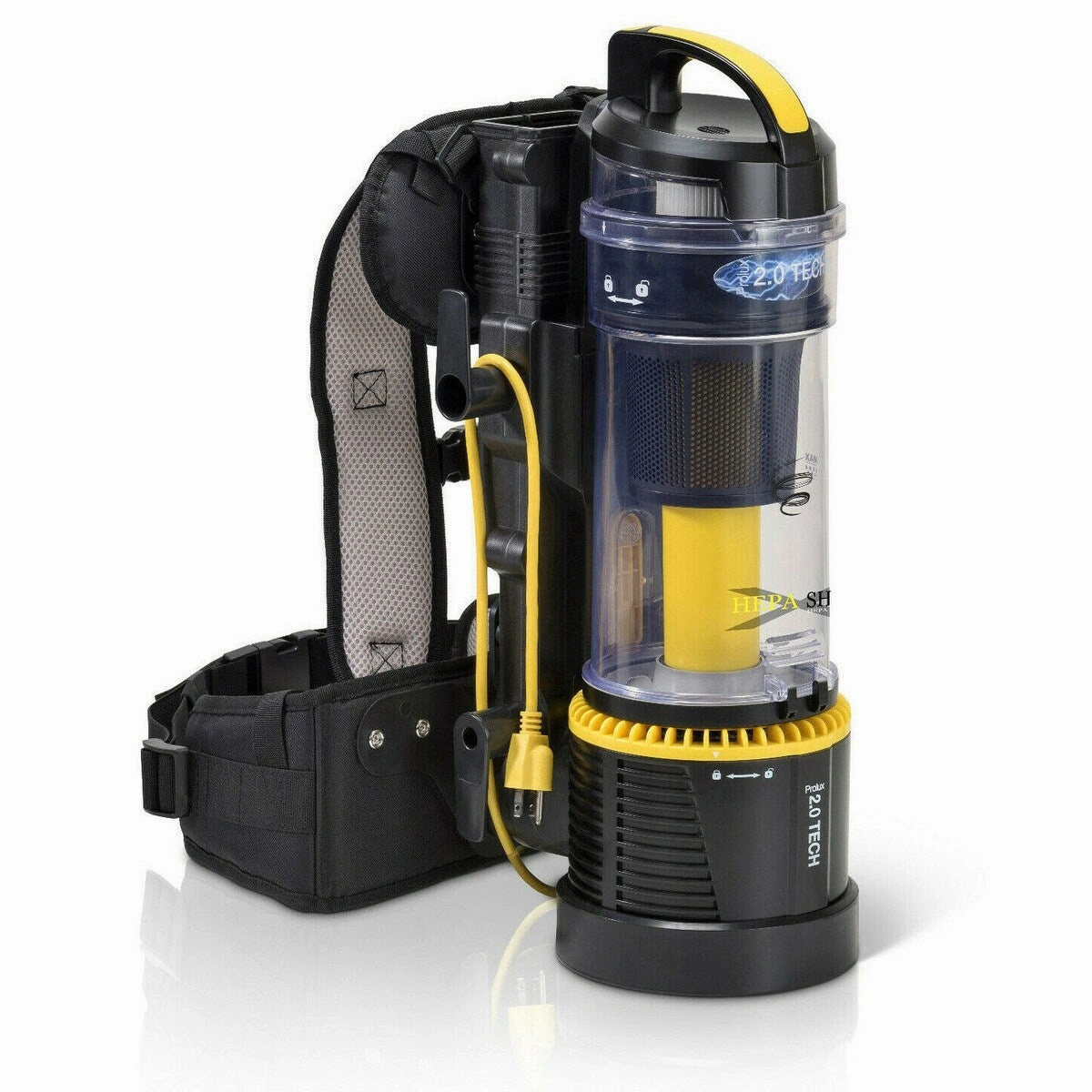 2.0 Bagless Backpack Vacuum with Electric Power Nozzle