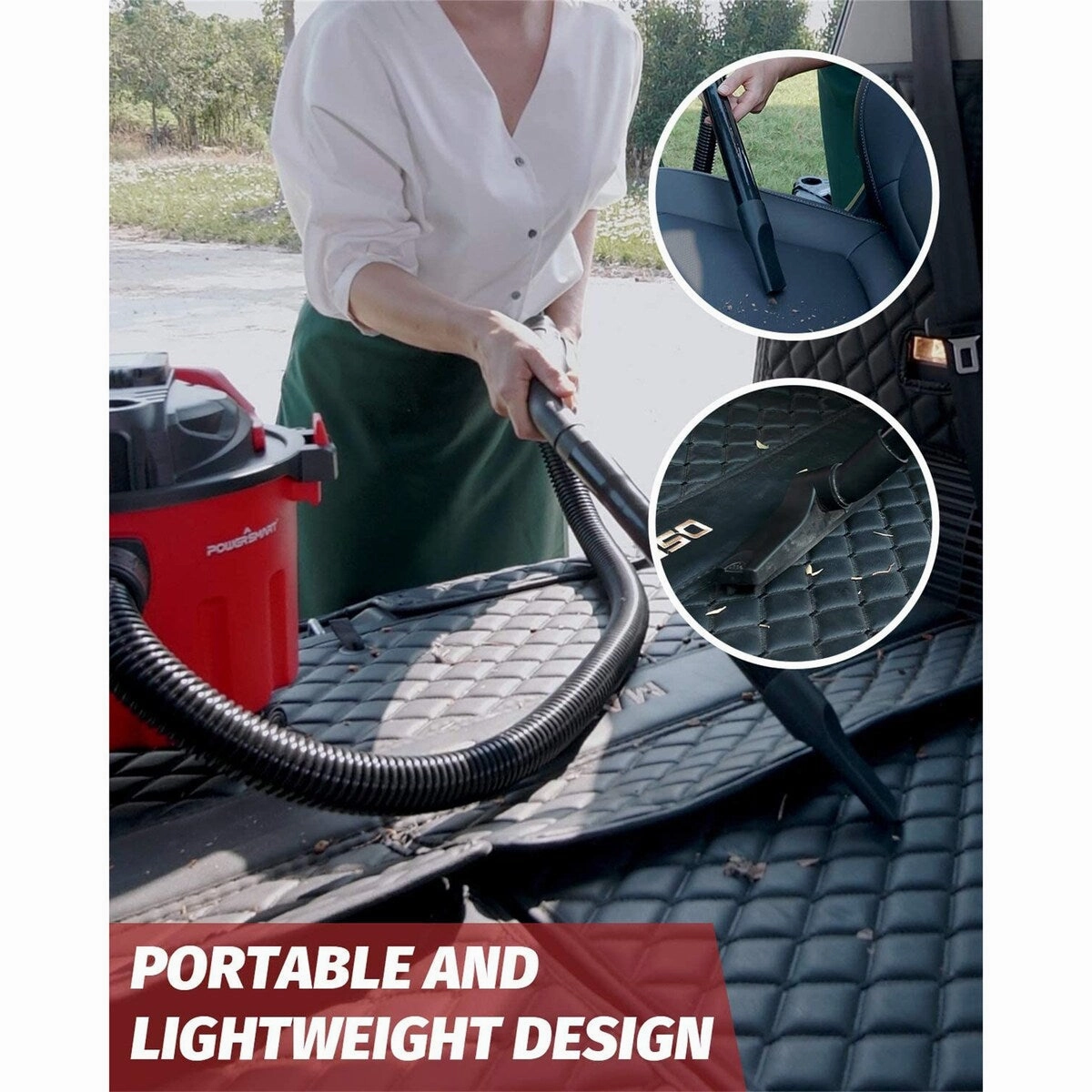 2.6 Gallon Vacuum Cleaner with 1.5Ah Battery and Charger