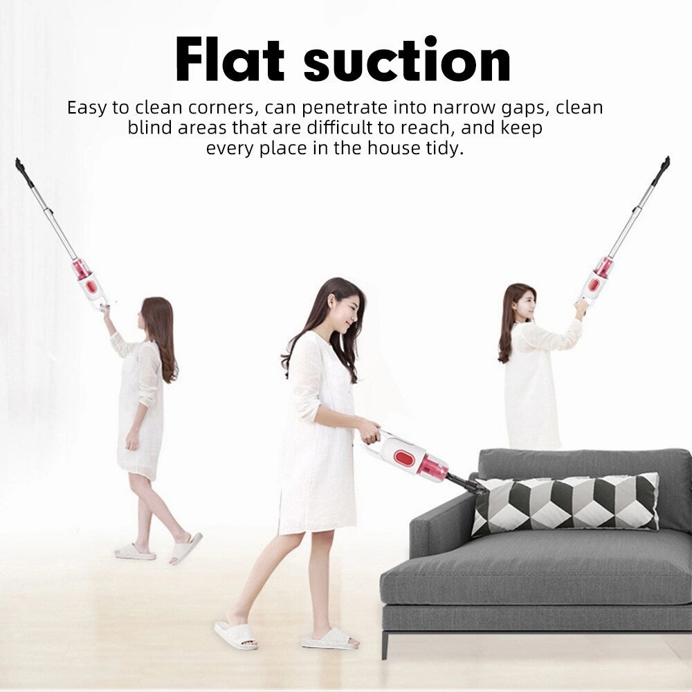 2 In 1 8500PA Handheld Cordless Vacuum Cleaner Strong Suction Intelligent All-surface Brush Floor Carpet Aspirator