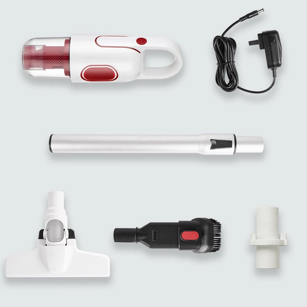 2 In 1 8500PA Handheld Cordless Vacuum Cleaner Strong Suction Intelligent All-surface Brush Floor Carpet Aspirator
