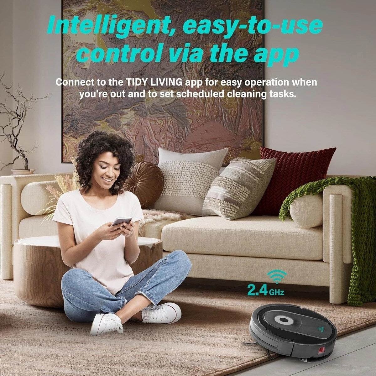 2 in 1 Robot Vacuum & Mop 4000Pa
