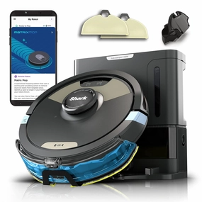 2-in-1 Robot Vacuum & Mop with Sonic Mopping. Matrix Clean. Home Mapping. HEPA Bagless Self Empty Base and 2 Mopping Pads