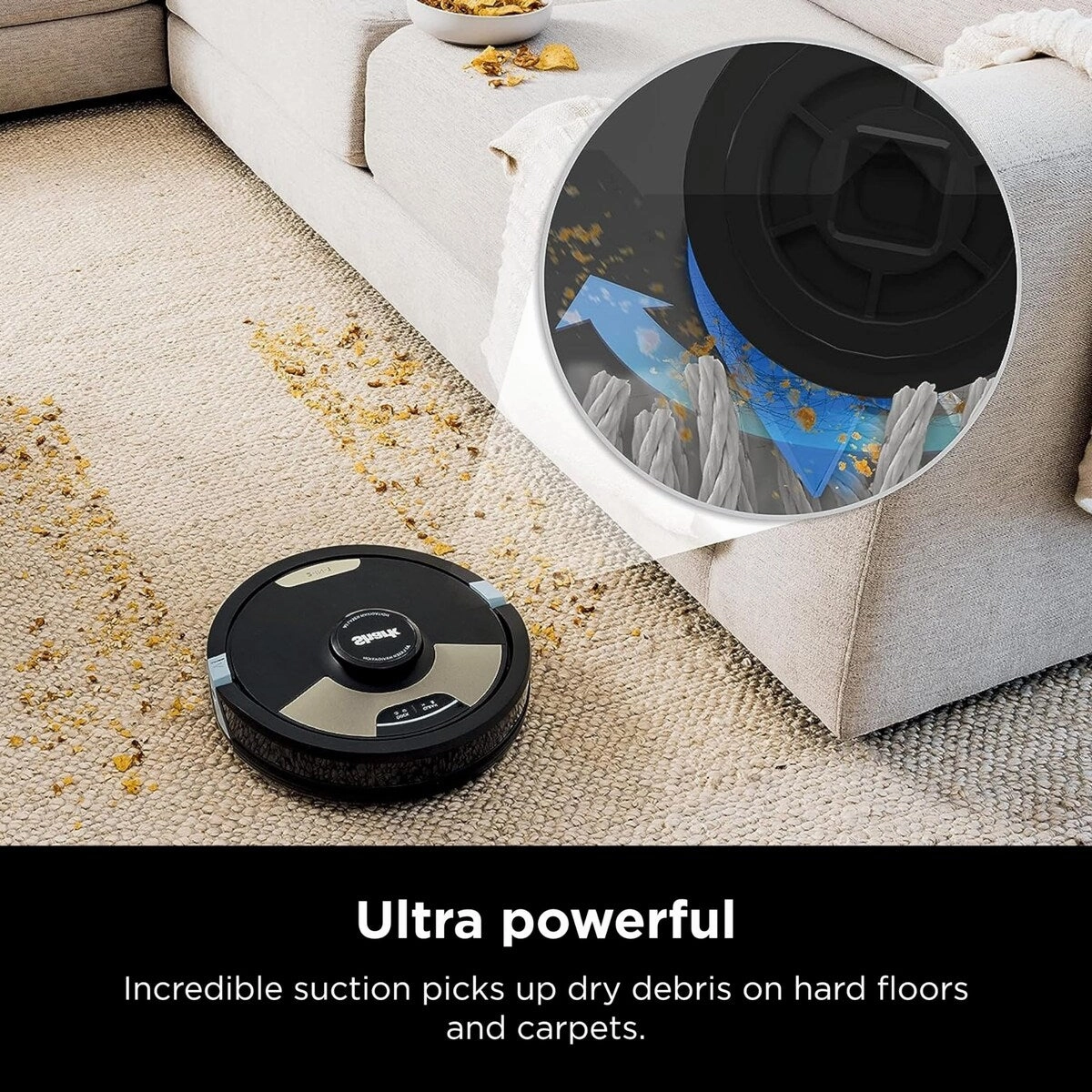 2-in-1 Robot Vacuum & Mop with Sonic Mopping. Matrix Clean. Home Mapping. HEPA Bagless Self Empty Base and 2 Mopping Pads