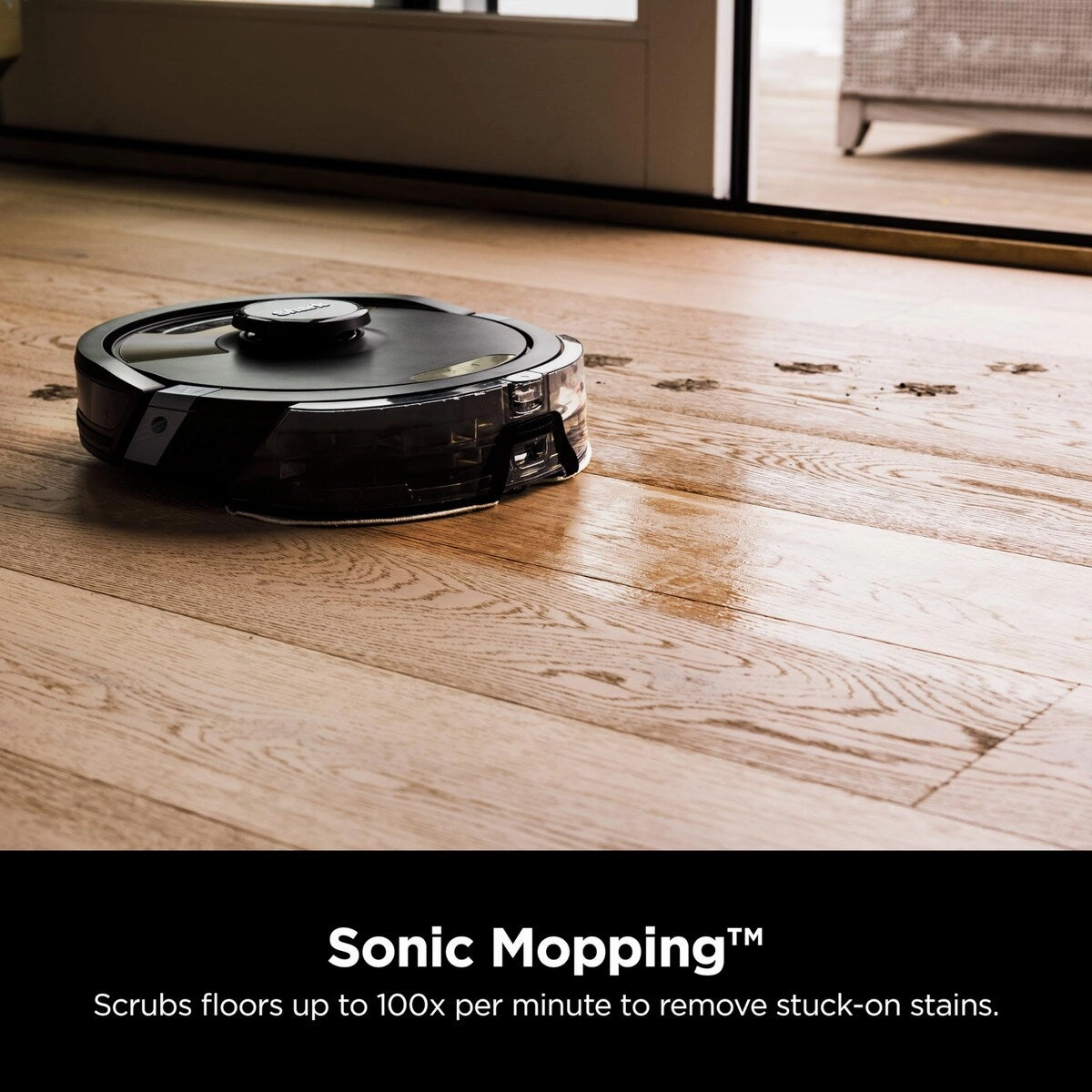 2-in-1 Robot Vacuum & Mop with Sonic Mopping. Matrix Clean. Home Mapping. HEPA Bagless Self Empty Base and 2 Mopping Pads