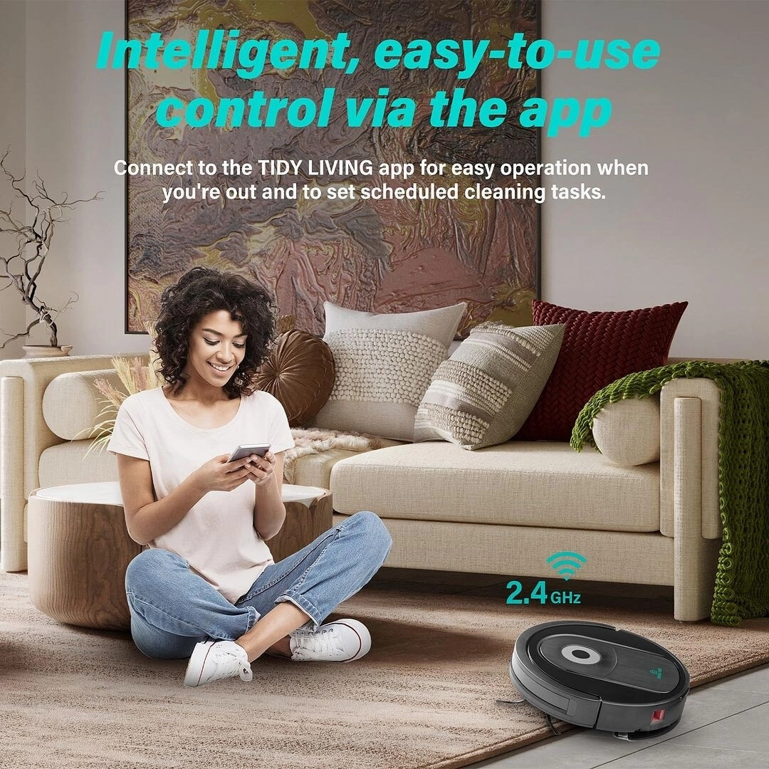 2-in-1 Robot Vacuum and Mop with 4000Pa Strong Suction