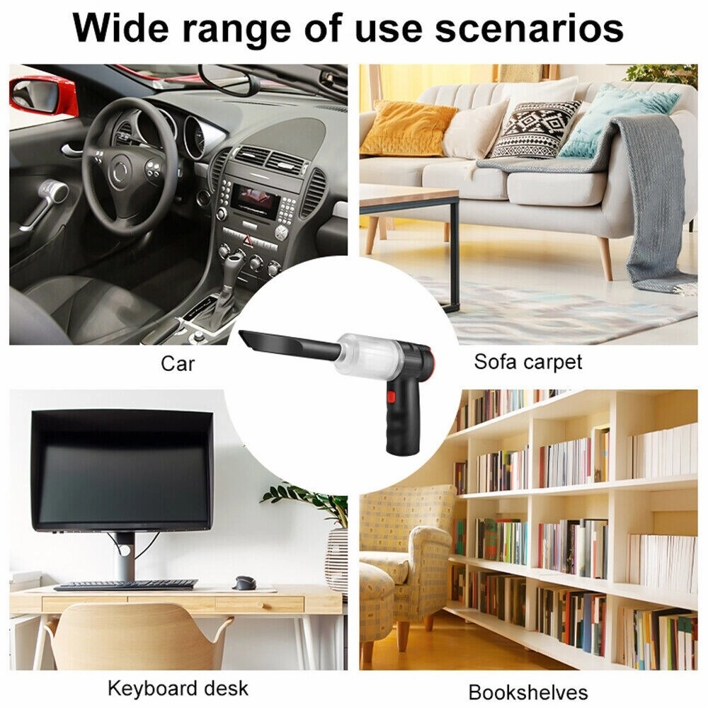 3 in 1 Cordless Handheld Vacuum for Car and Home
