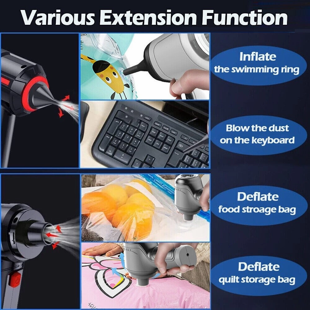 4 in 1 Upgrade Car Vacuum Cleaner.