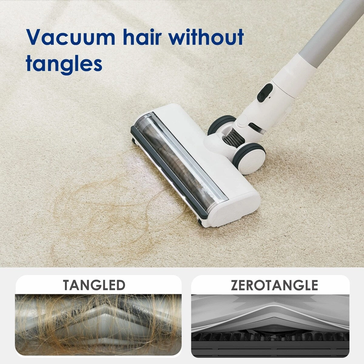 A11 Pet Ex Cordless Stick Vacuum. Lightweight Handheld Vacuum. Long Run Time and Powerful Suction for Carpet and Hard Floor
