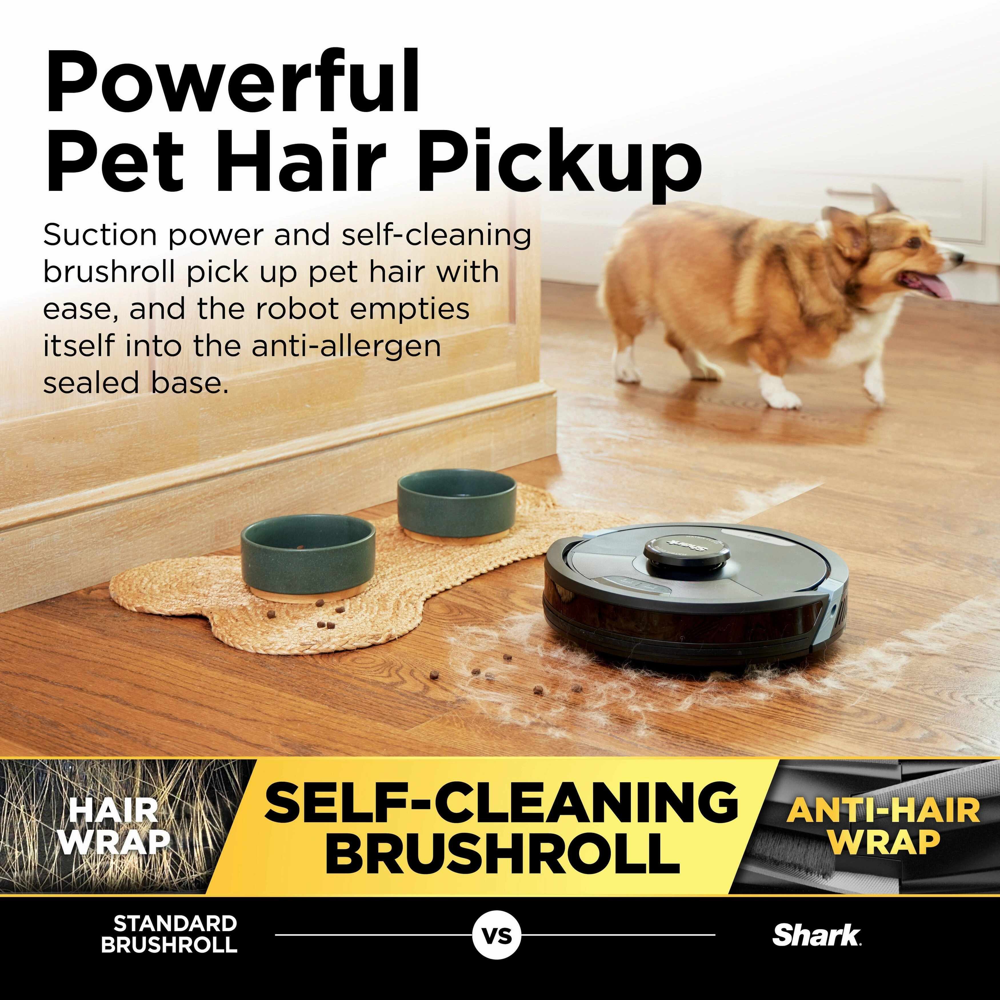 AI Ultra 2-in-1 Robot Vacuum and Mop with XL HEPA Self-Empty Base