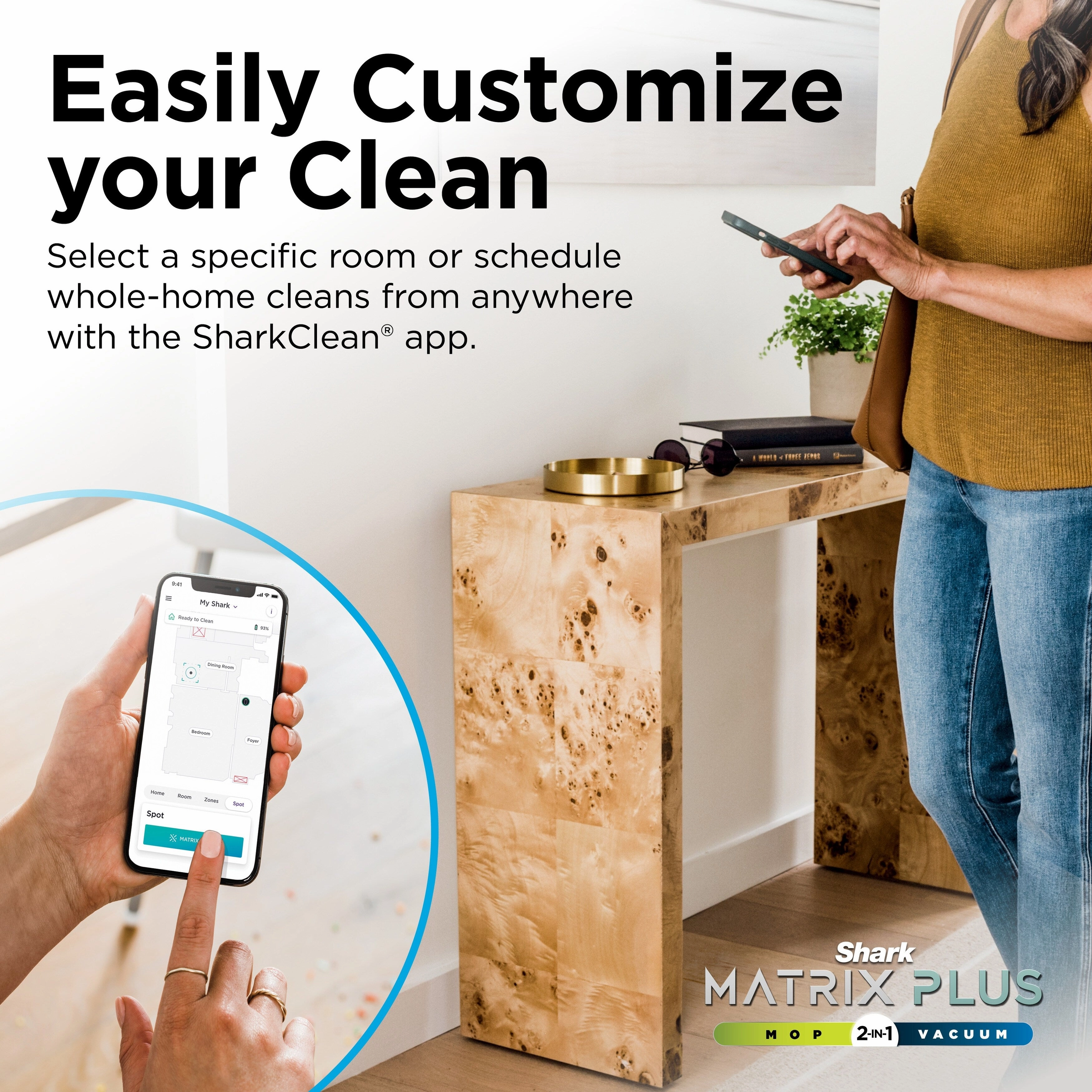 AI Ultra 2-in-1 Robot Vacuum and Mop with XL HEPA Self-Empty Base