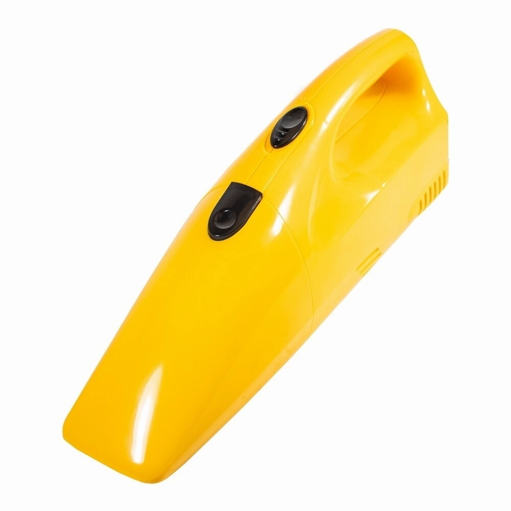 ALEKO 3-in-1 Handheld Car Vacuum with an Air Compressor and Tire Gauge 60W Yellow
