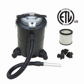 ALEKO ETL Ash Vacuum Multipurpose Cleaner On Wheels 5 Gallons