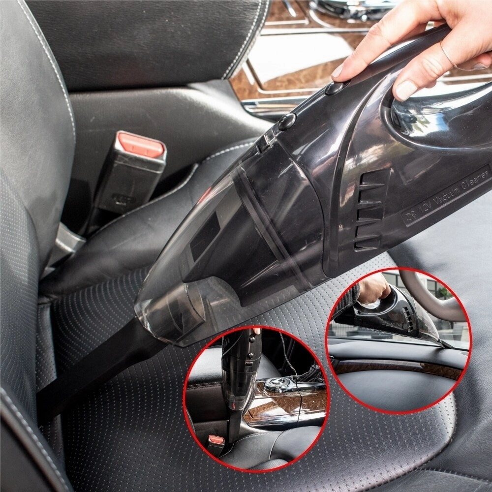 ALEKO Powerful Wet Dry Handheld Car Vacuum 90W 12V Black