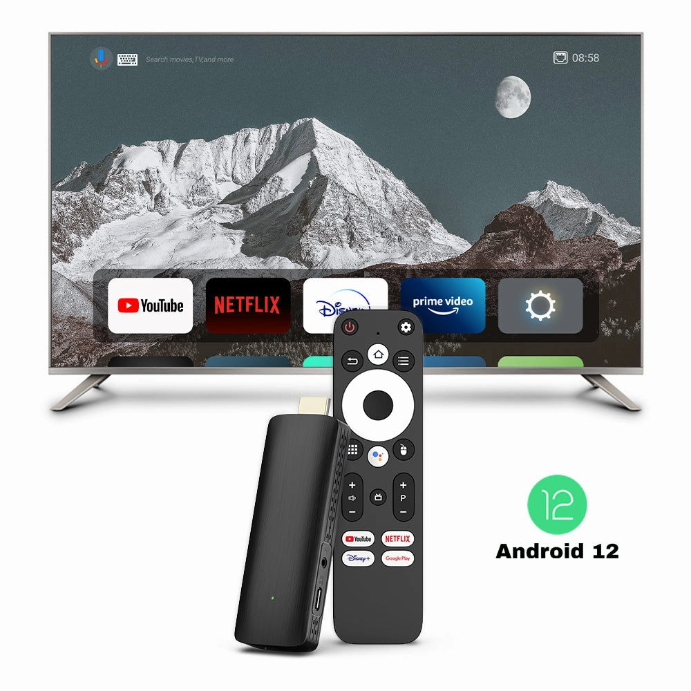 Android TV Stick 4K Ultra HD - Black | 33079