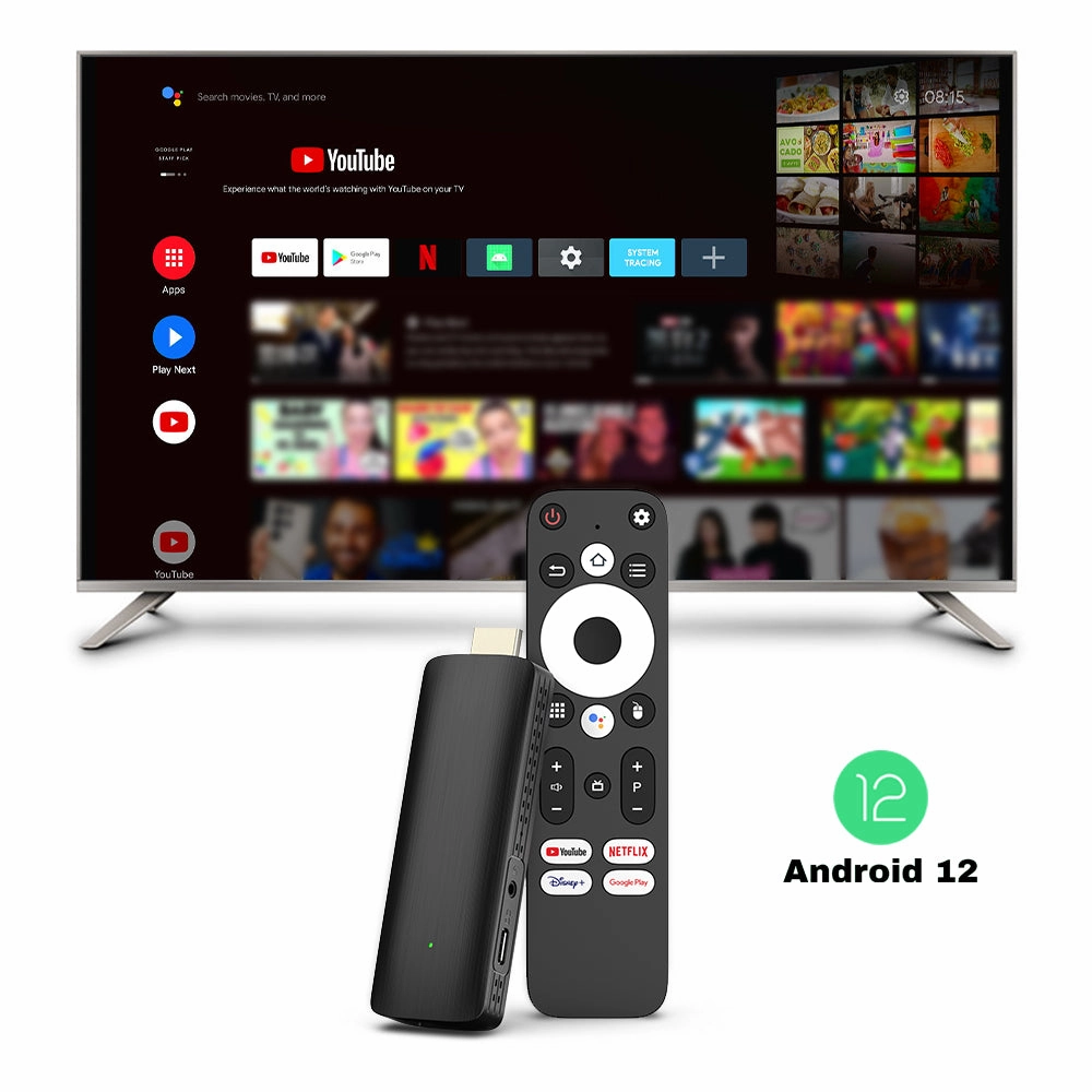 Android TV Stick 4K Ultra HD - Black | 33079