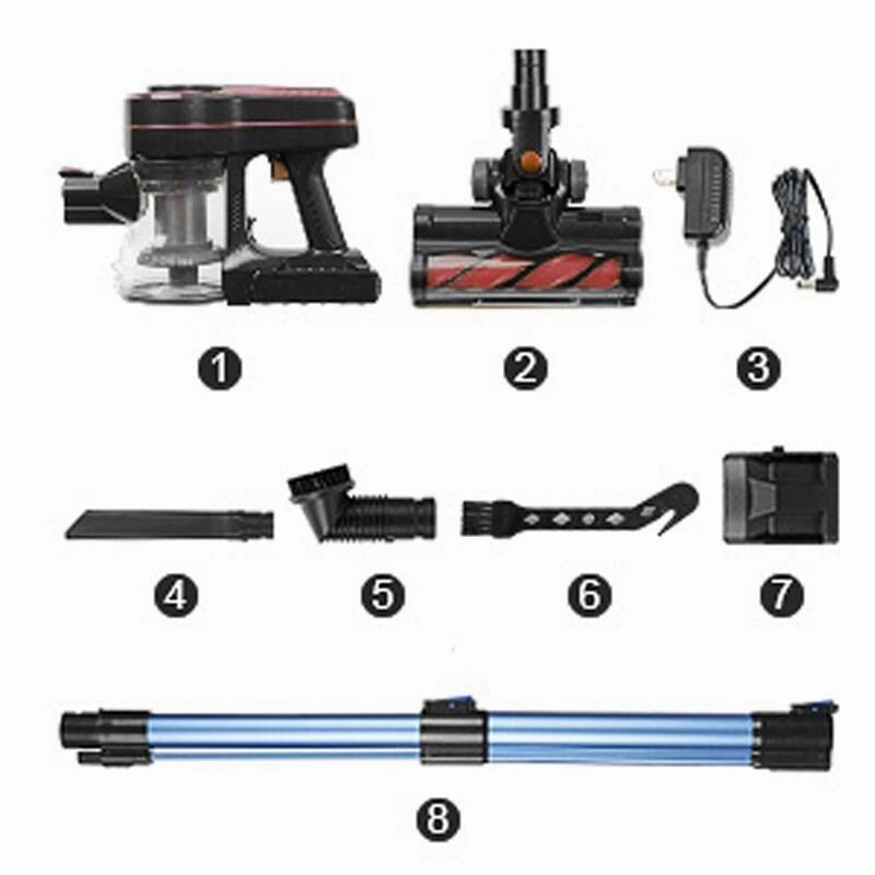 Aposen H250 4 in 1 Home Carpet Vacuum Cleaner Cordless Handheld Auto Motor Brushless Vacuum Cleaner