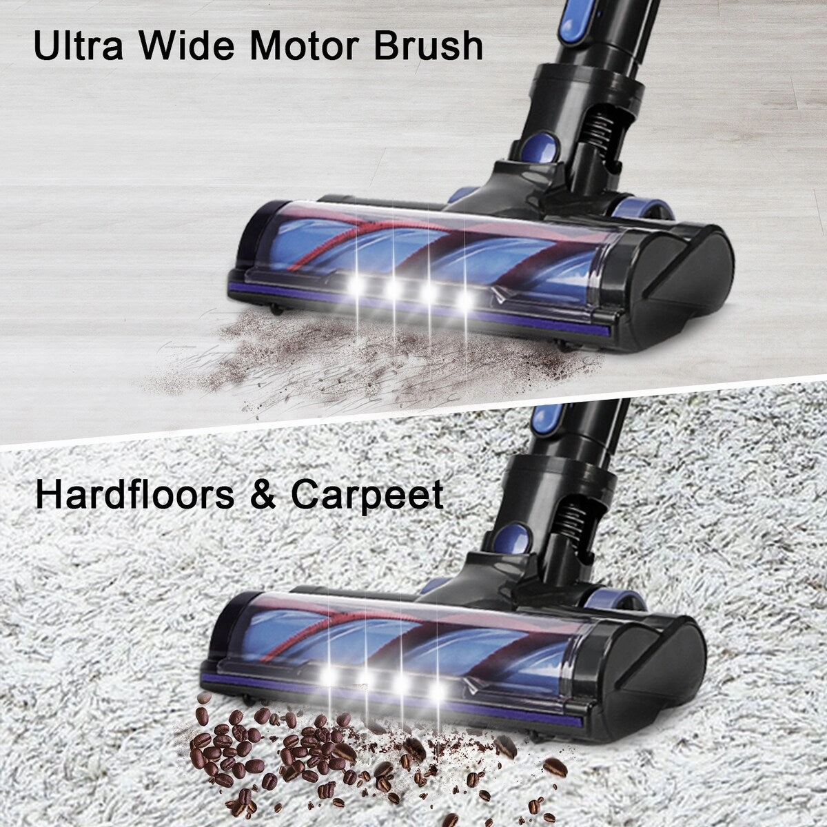 Aposen H250 4 in 1 Home Carpet Vacuum Cleaner Cordless Handheld Auto Motor Brushless Vacuum Cleaner