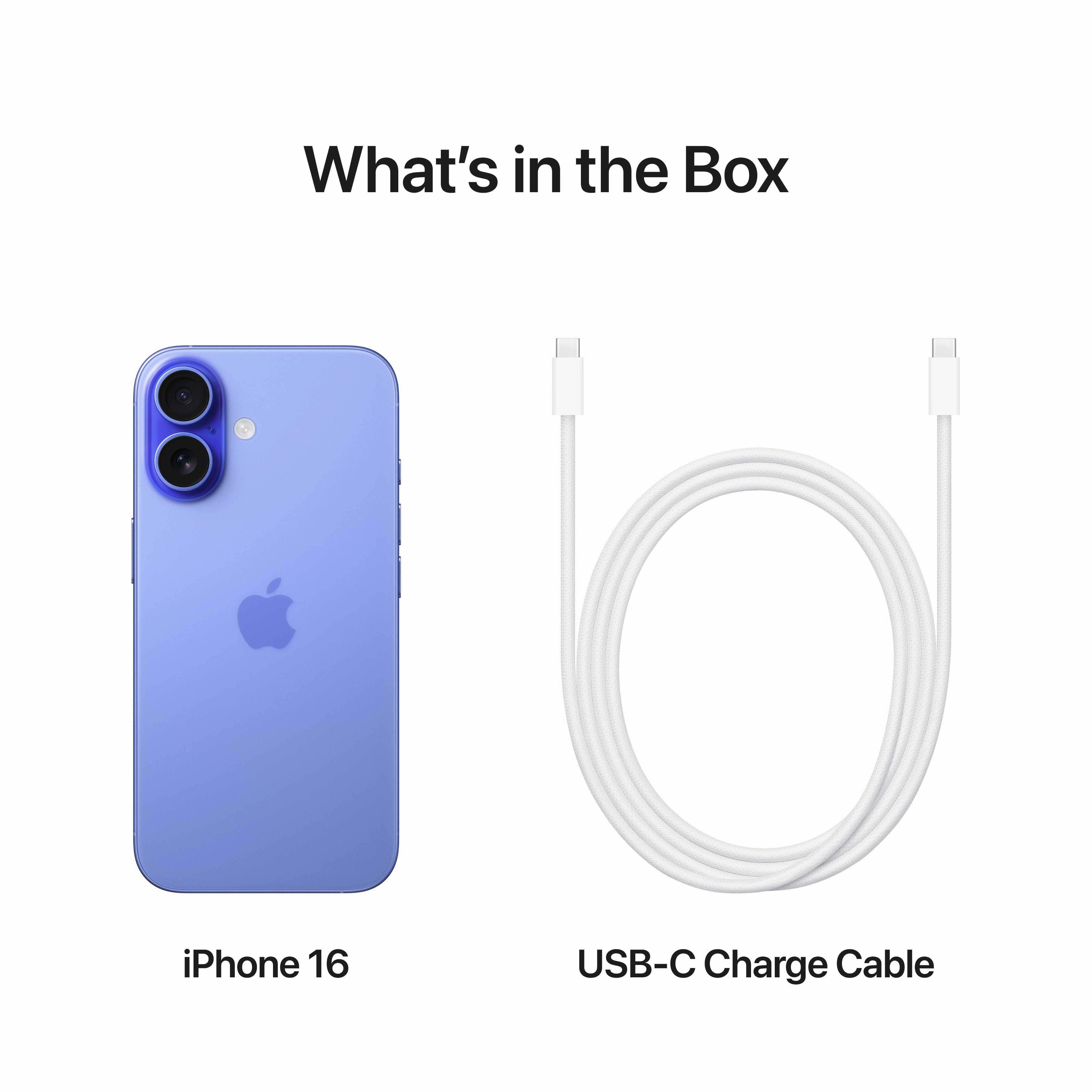 Apple iPhone 16 128GB Smartphone - Ultramarine  | MYEC3QN/A