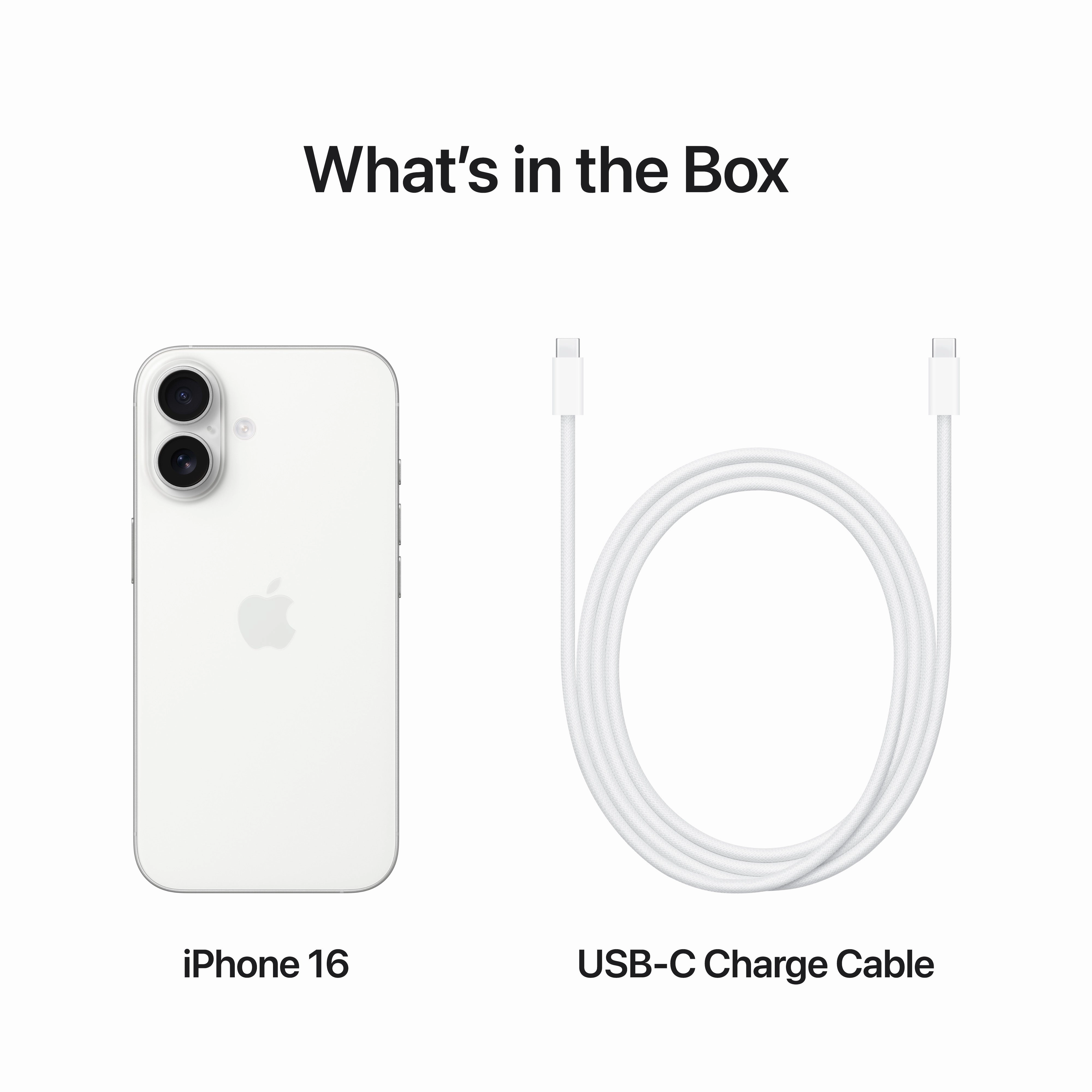 Apple iPhone 16 256GB Smartphone - White | MYEF3QN/A