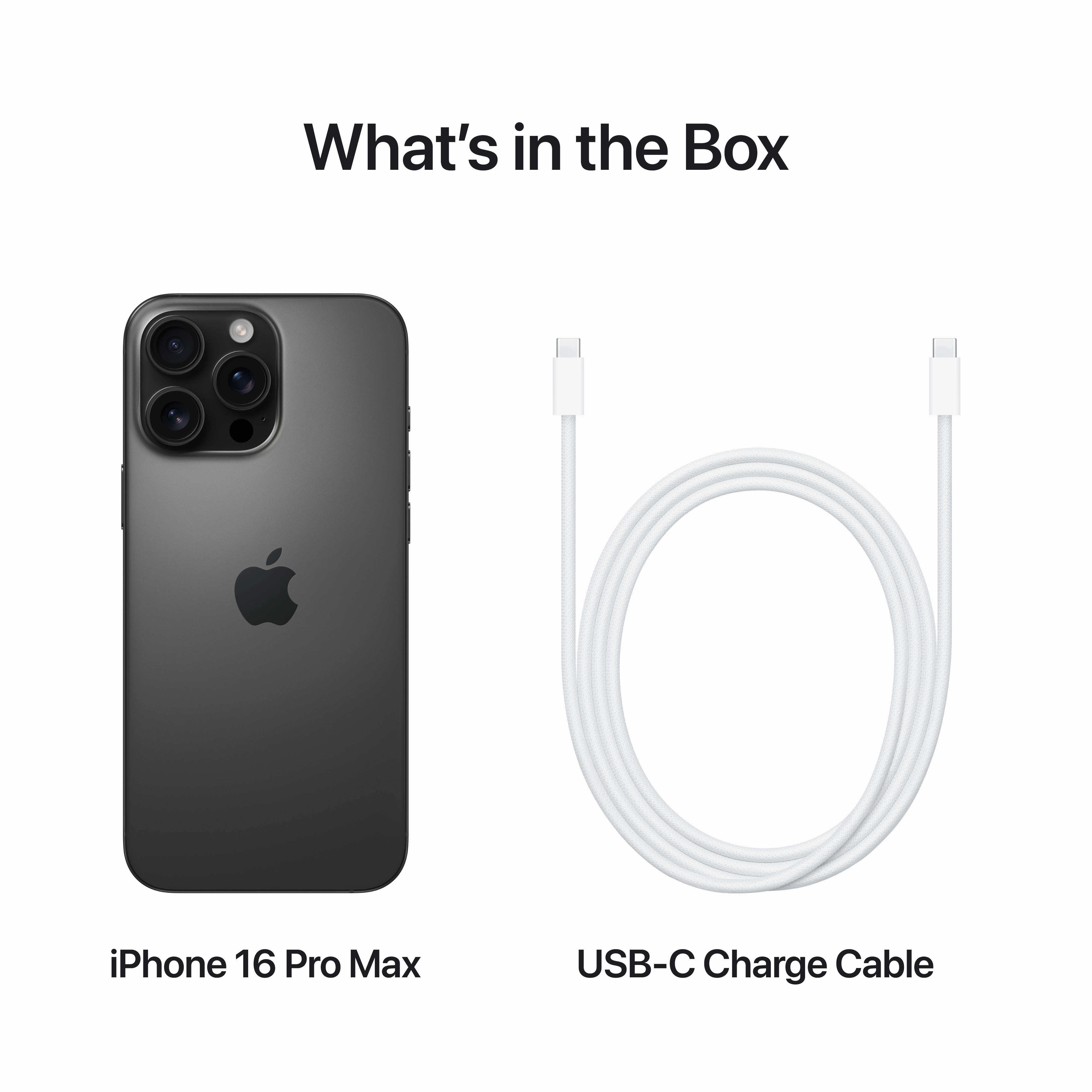 Apple iPhone 16 Pro Max 512GB Smartphone - Black Titanium | MYX03QN/A