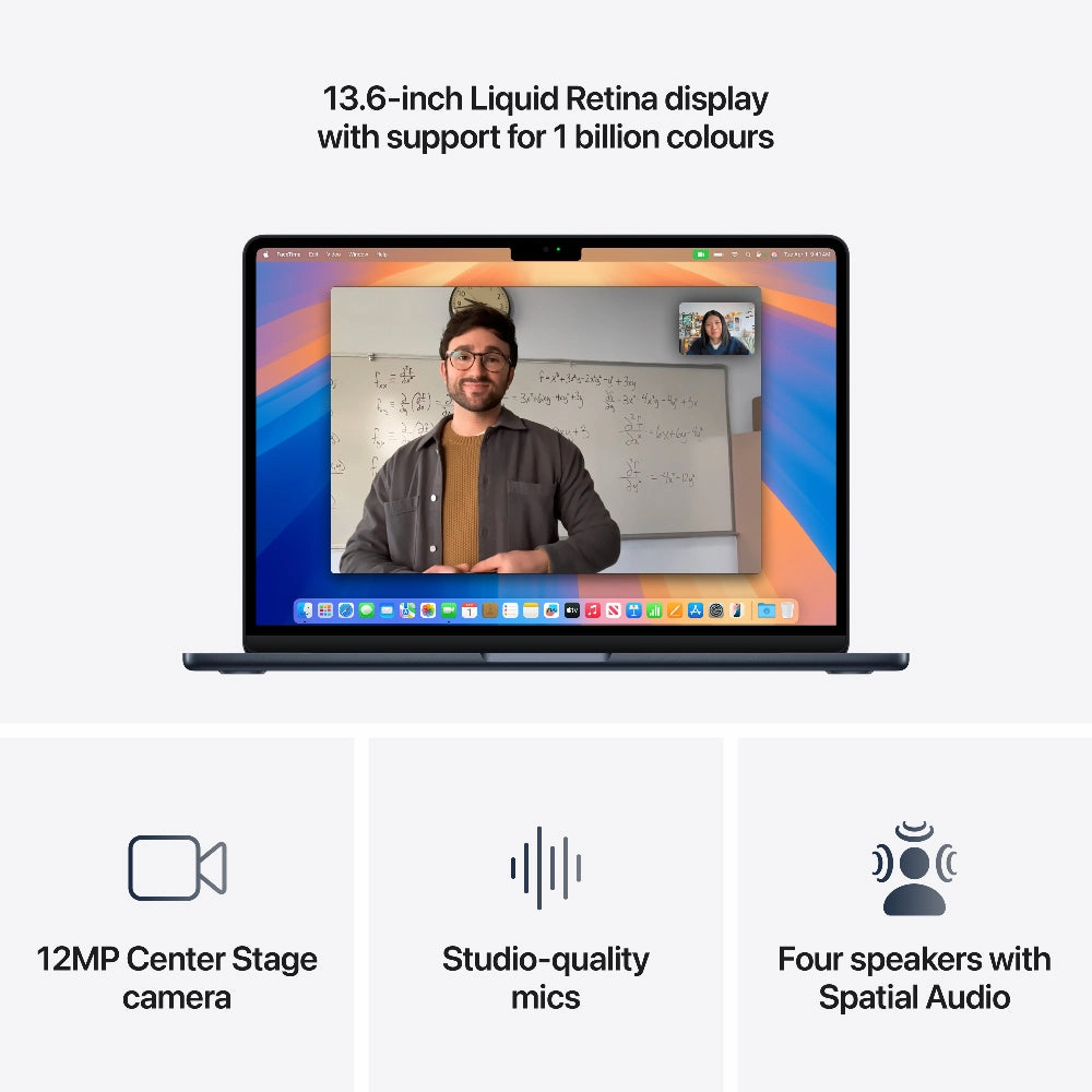 Apple MacBook Air M4 13 16GB/256GB  Laptop - Midnight | MW123B/A