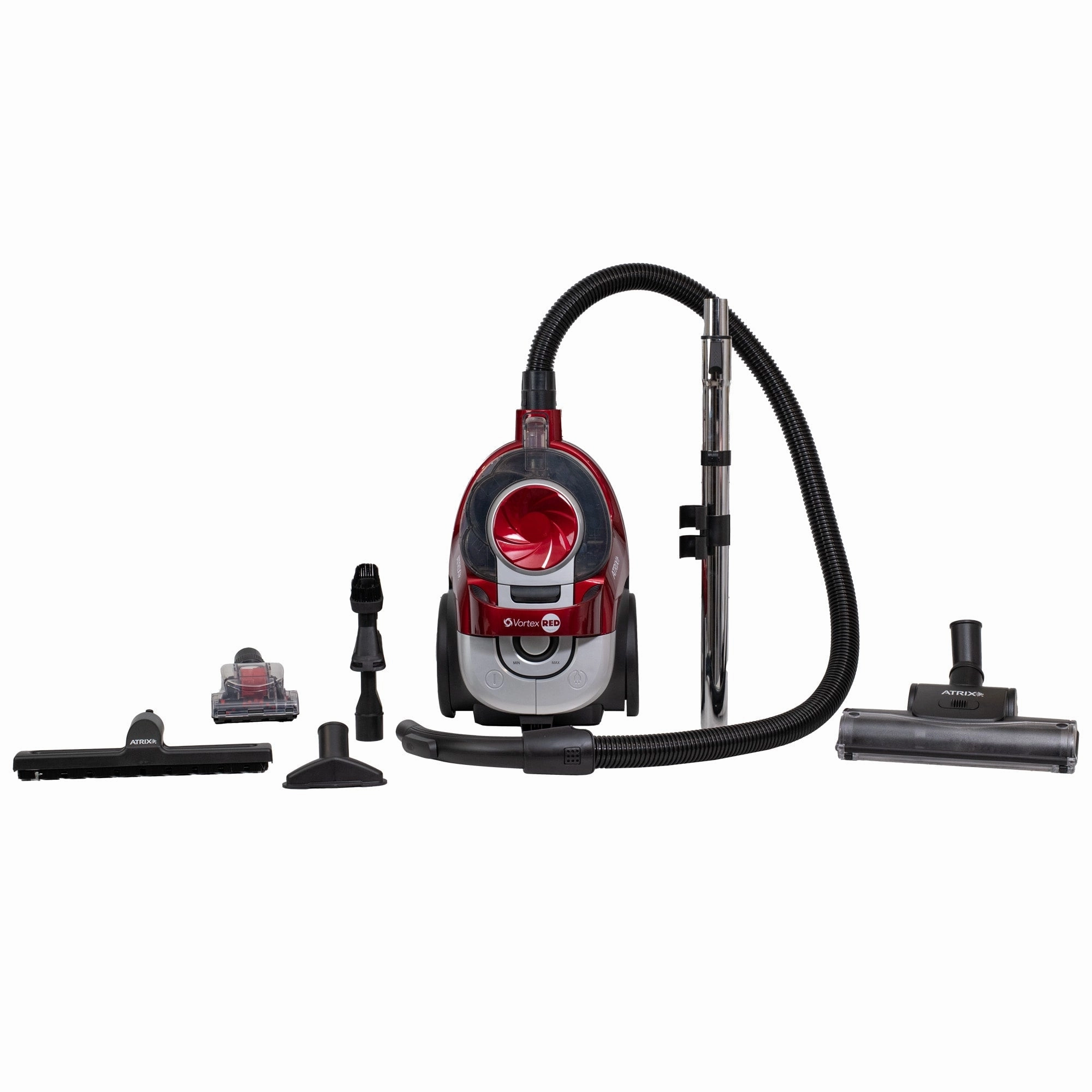 Atrix VR25BCV Vortex Red Vacuum with HEPA Filtration