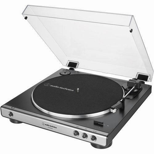 Audio Technica Automatic Belt-Drive Stereo Turntable Record Player - Gun Metal | ATLP60XUSBGM