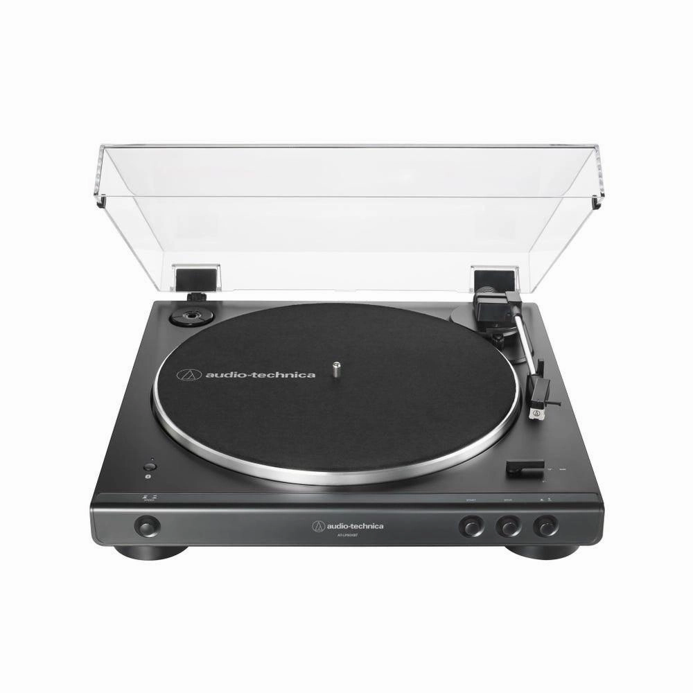 Audio Technica Automatic Wireless Belt-Drive Stereo Turntable Record Player - Black | ATLP60XBKBT