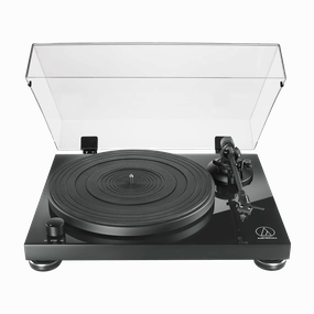 Audio Technica Fully Manual Belt-Drive Turntable - Piano Black | ATLPW50PB