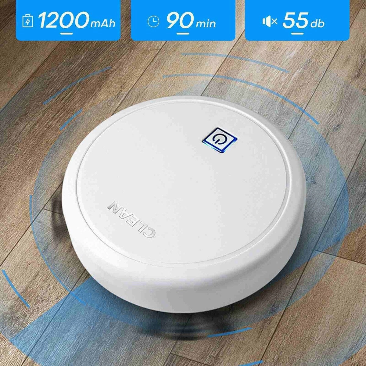 Automatic Sweeping Robot Vacuum Cleaner Wet Dry Floor Mop Sweeper Home Cleaning