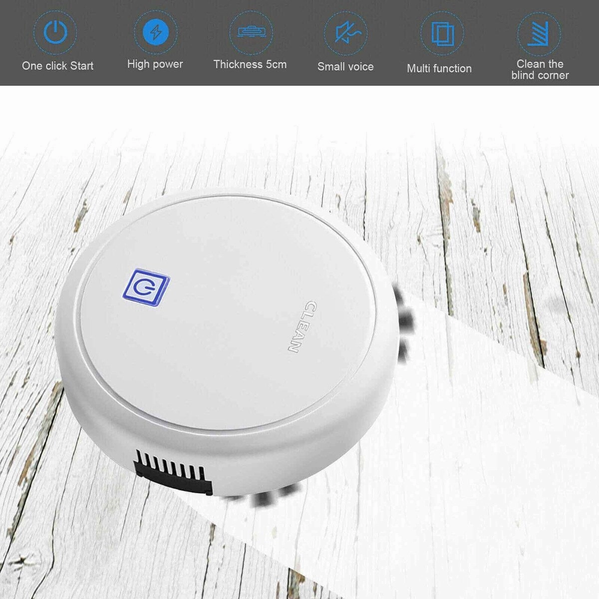 Automatic Sweeping Robot Vacuum Cleaner Wet Dry Floor Mop Sweeper Home Cleaning