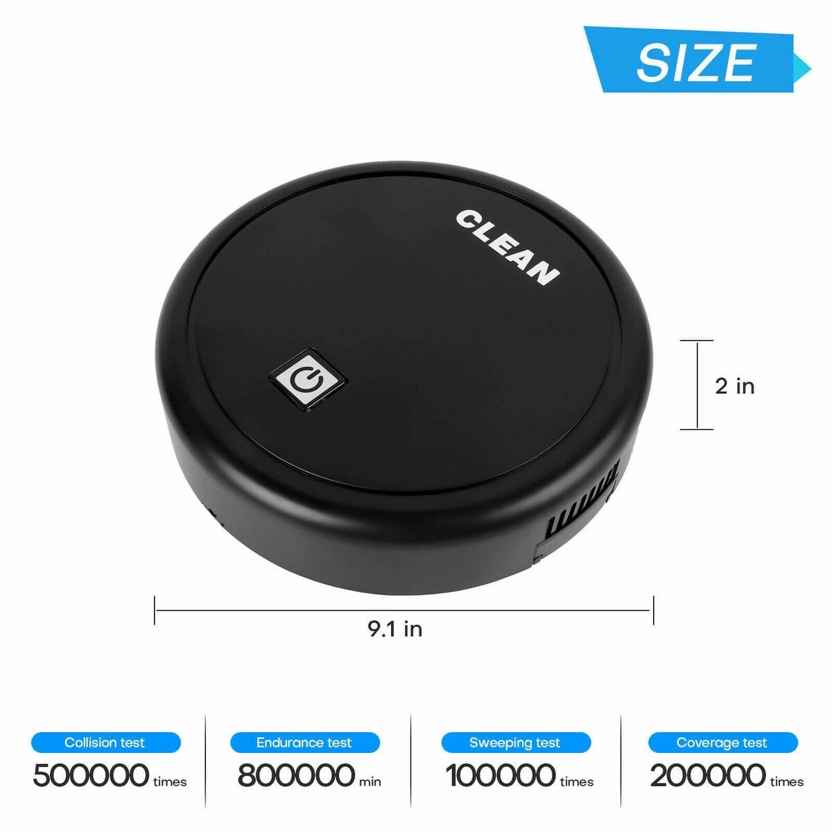 Automatic Sweeping Robot Vacuum Cleaner Wet Dry Floor Mop Sweeper Home Cleaning