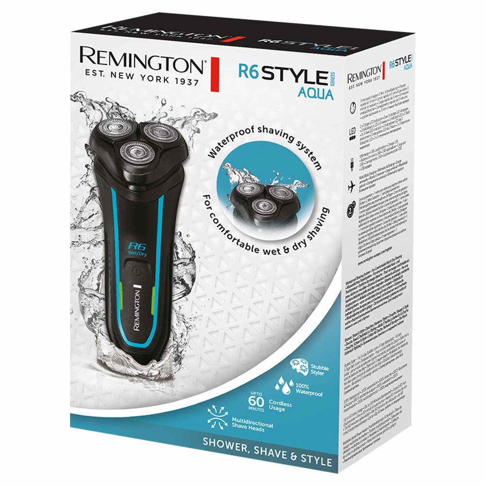 BF REMINGTON R6 STYLES SERIES AQUA ROTARY SHAVER