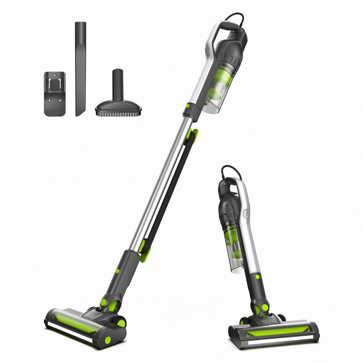 Black and Decker BDXMSV009G Lightweight Convertible Stick with Motorized Brush