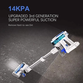 BOSCARE Cordless Vacuum Cleaner 14KPA Powerful Suction Stick Vacuum Cleaner 4 in 1 1.2L Large Dust Container