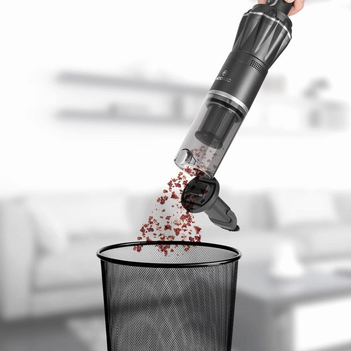 BOSCARE Handheld Vacuum Cordless 12KPa Lightweight Hand Vacuum Cleaner w/Upgraded Brushless Motor & Single Touch Empty