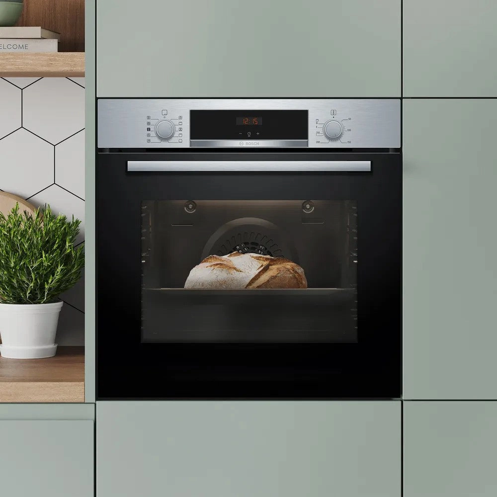 Bosch 71L Built-In Electric Single Oven - Stainless Steel | HQA534BS3B