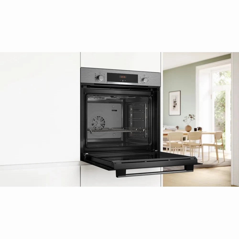 Bosch 71L Built-In Electric Single Oven - Stainless Steel | HQA534BS3B