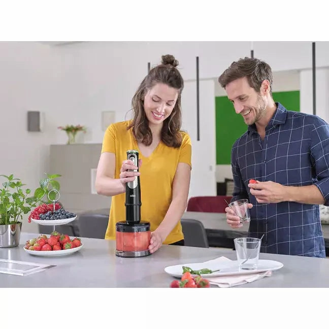 Braun MultiQuick 9 1200W Hand Blender - Premium Black & Brushed Stainless Steel | MQ9135XI