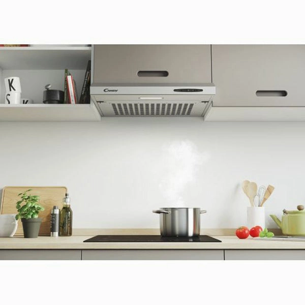 Candy 60cm Integrated Visor Cooker Hood - Silver | CFT610/5S