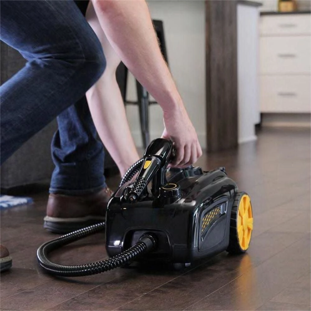 Canister Steam System with Steam Mop Attachment