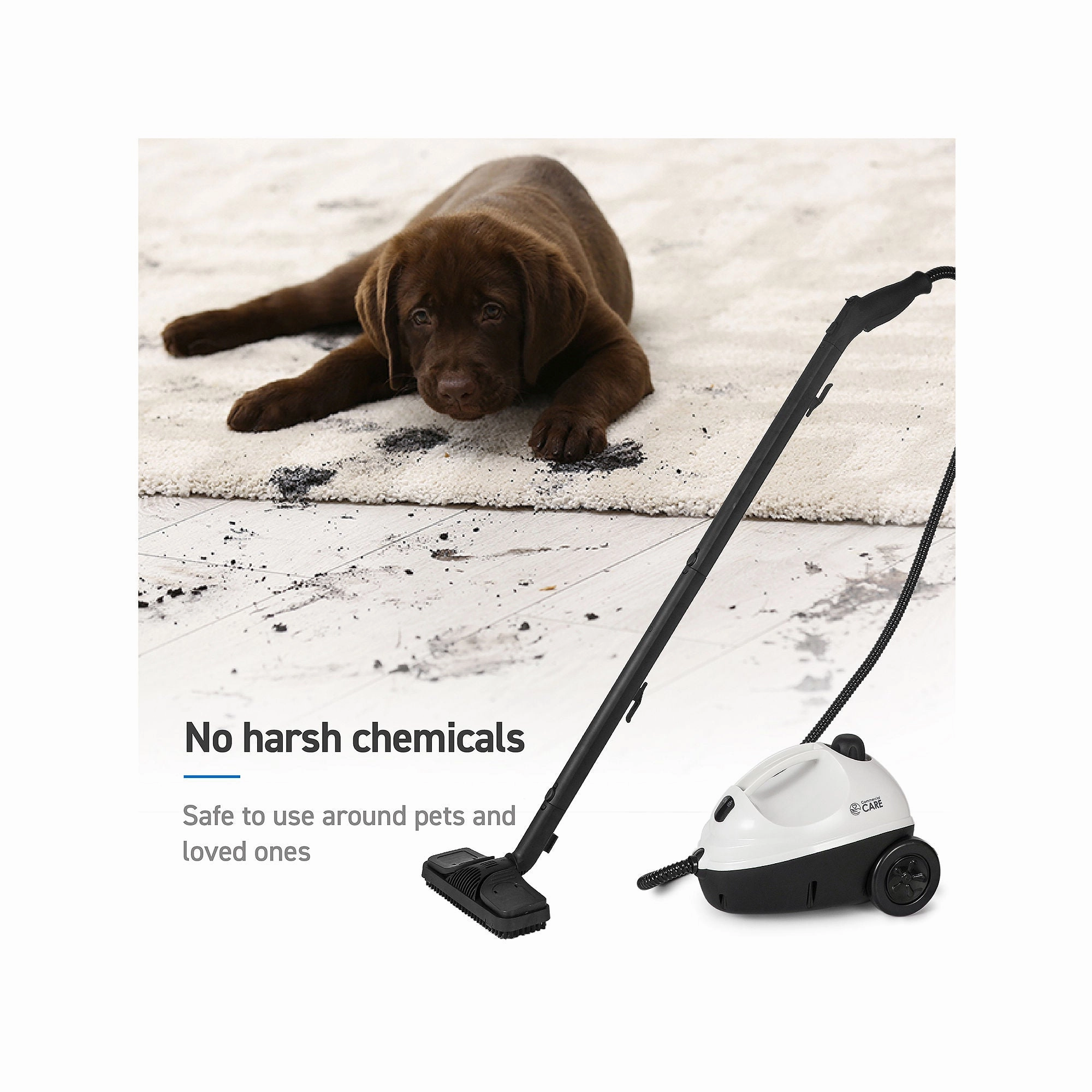 Commercial Care Steam Cleaner Steam Cleaner CCFC150 - WHITE ONE SIZE