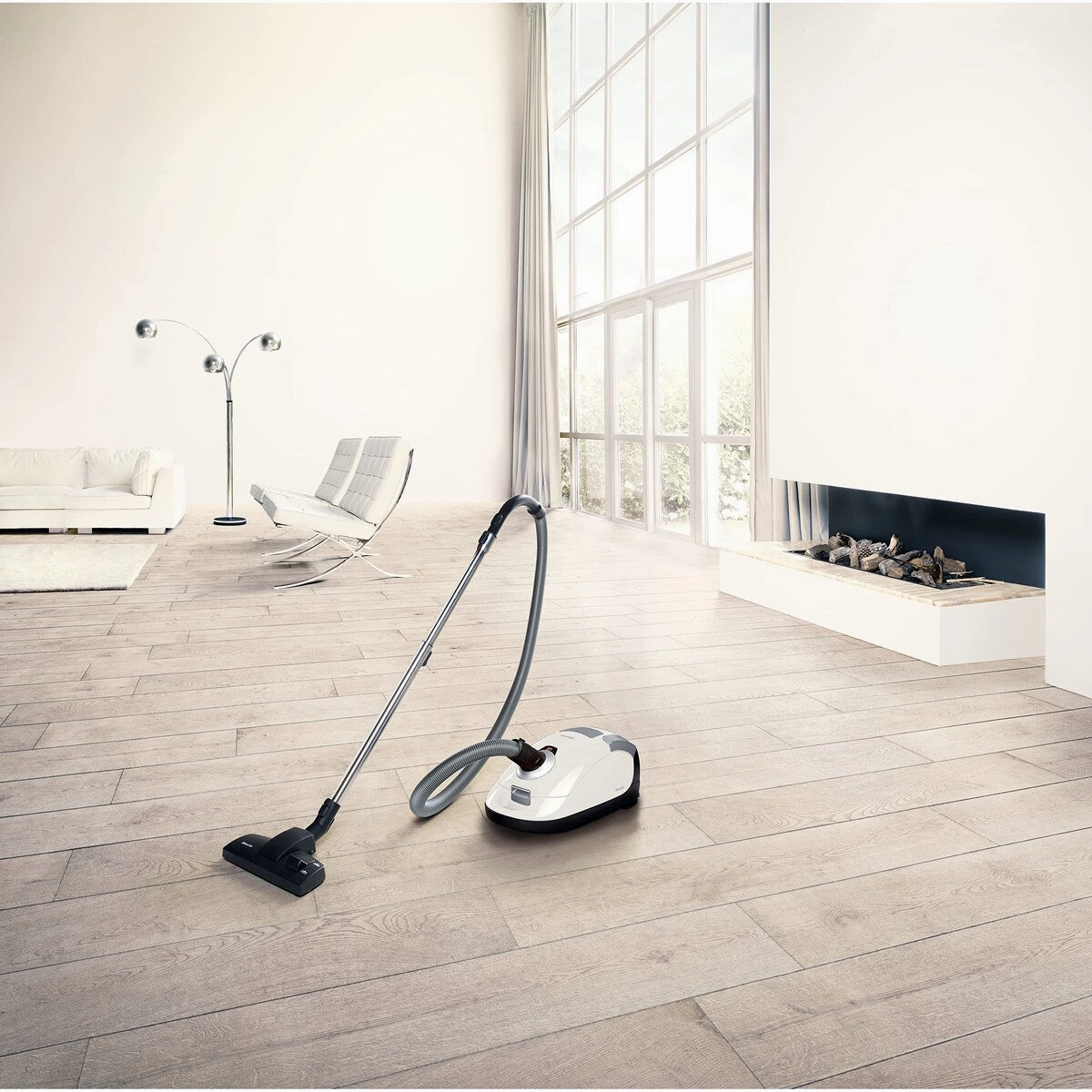 Compact C1 Pure Suction Powerline Canister Vacuum. Lotus White