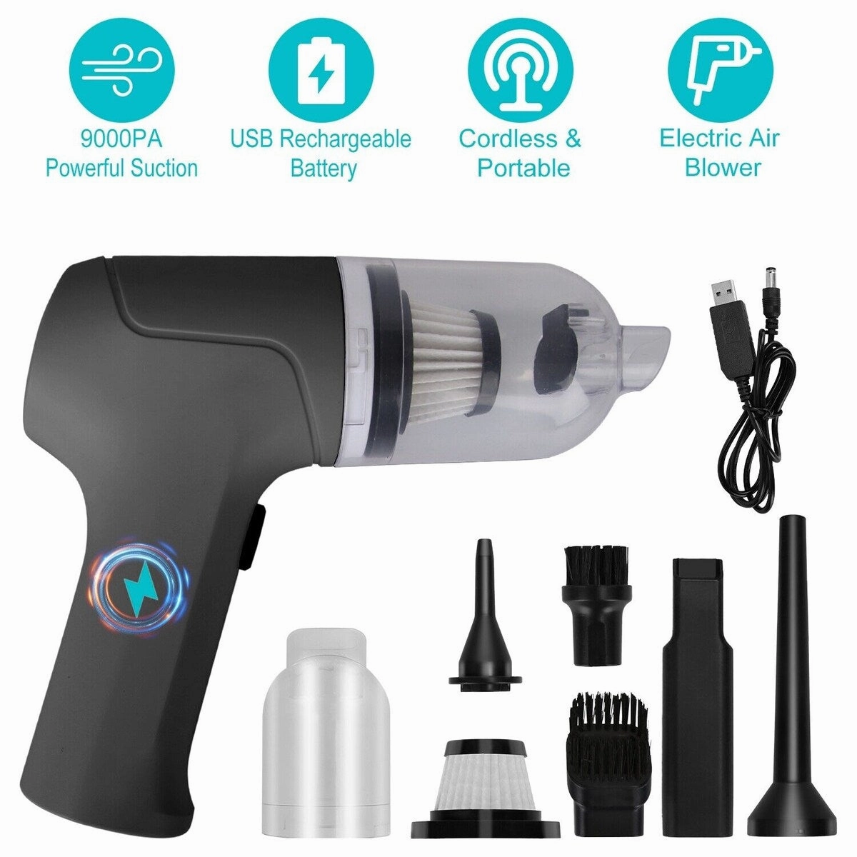 Cordless Handheld Vacuum Cleaner Rechargeable