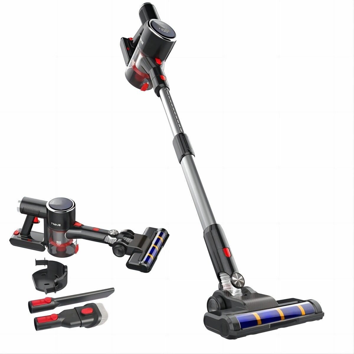 Cordless Stick Vacuum Cleaner 4-in-1 Handheld Vacuum Cleaner. Brushless. 20KPA